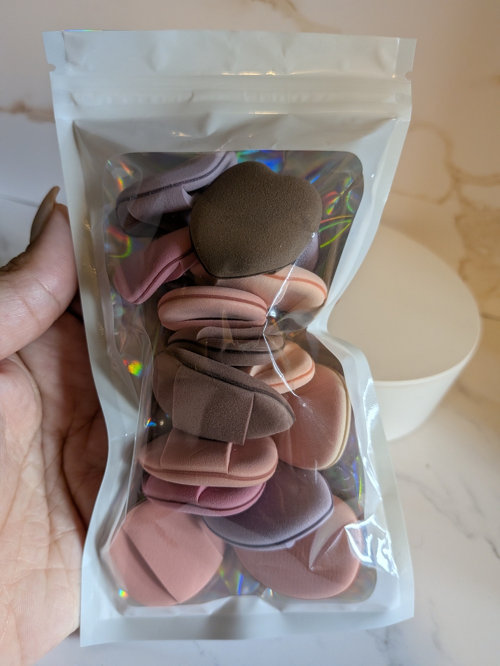 Pack Of 15 Mini Powder Puffs